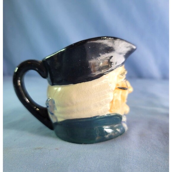 TOBY MUG Ben Franklin Character Face Vintage Glossy Finish Cup 3.25''Tall - Picture 4 of 8